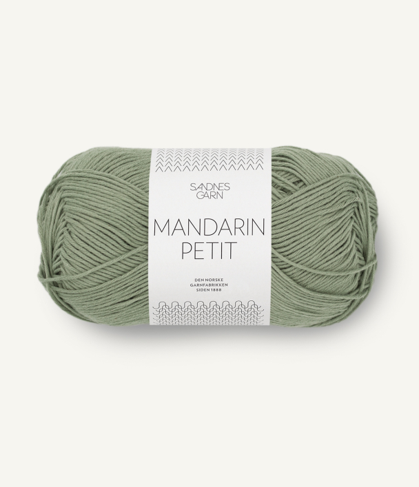 Mandarin Petit støvet lys grønn 9041 