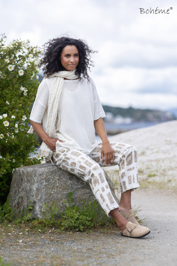 BOHÉME Genser k.arm 100% Lin  - Image 1