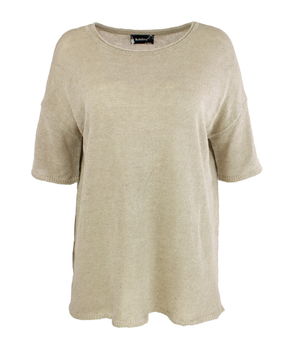 BOHÉME Genser k.arm 100% Lin  - Image 3