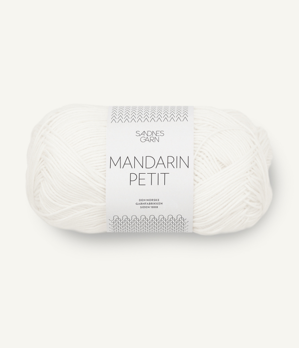 Mandarin Petit hvit 1002