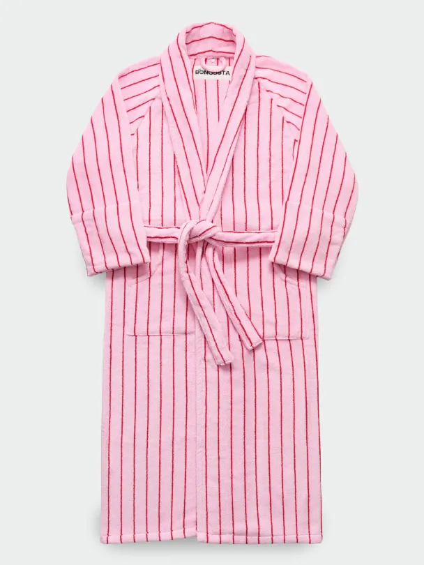 Naram Bathrobe - Baby Pink & Ski Patrol  - Image 1