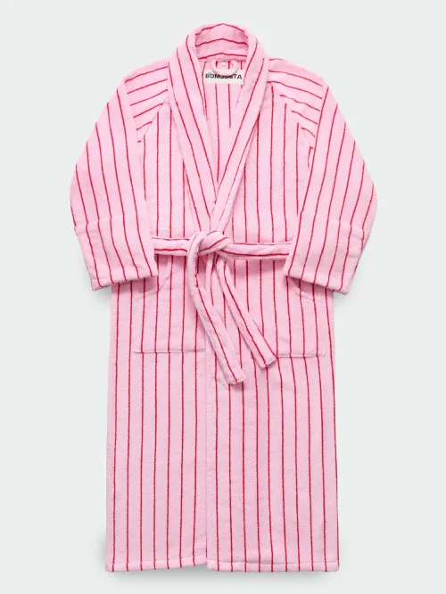 Naram Bathrobe - Baby Pink & Ski Patrol 
