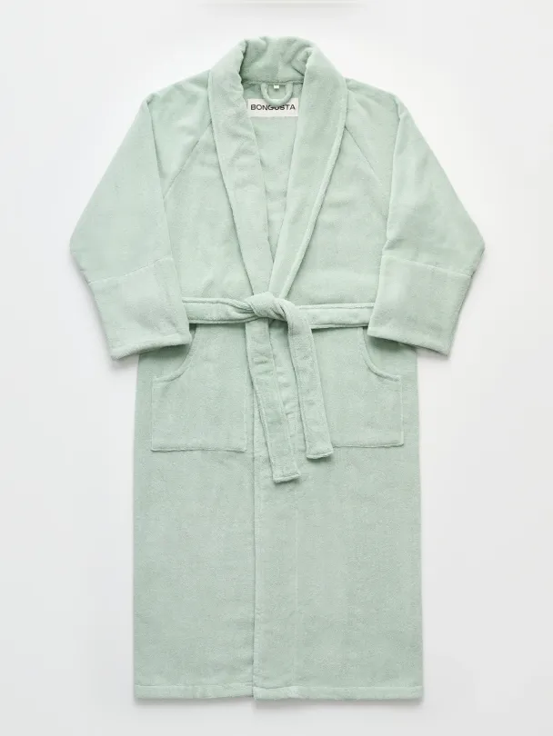 Naram Bathrobe - Silver Sage  - Image 1