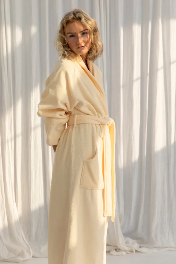 Naram Bathrobe - Vanilla  - Image 2