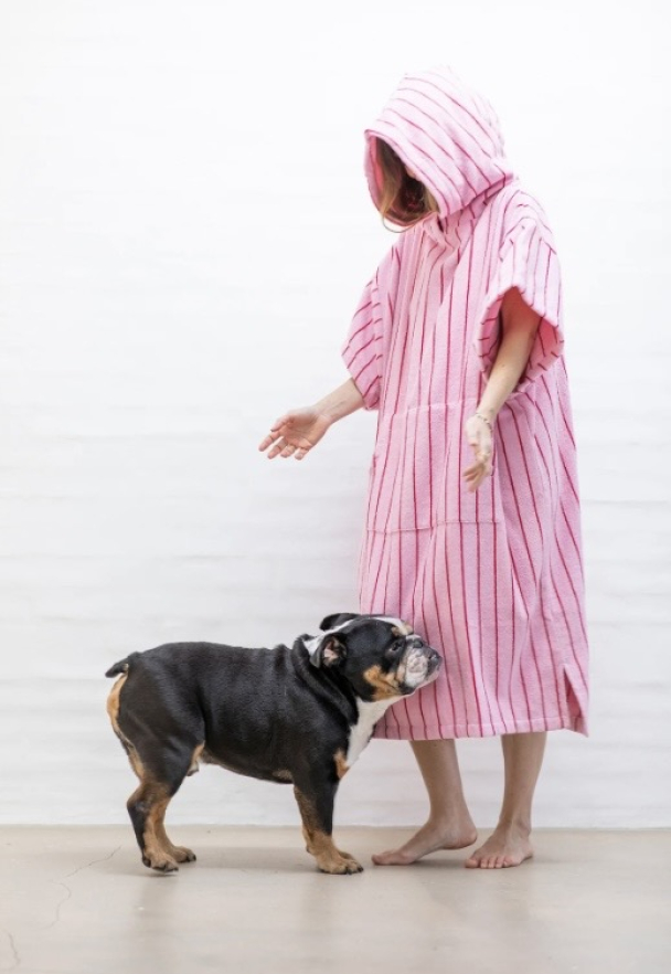 Naram Poncho - Baby Pink & Ski Patrol  - Image 2