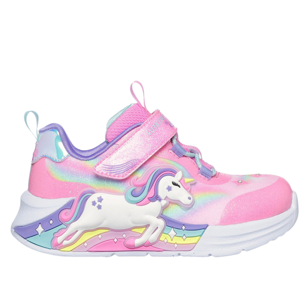 Skechers S Lights - Unicorn Chaser blinkesko - Image 5
