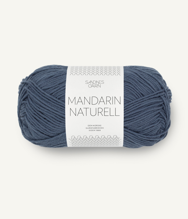 Mandarin Naturell Mørk gråblå 6061