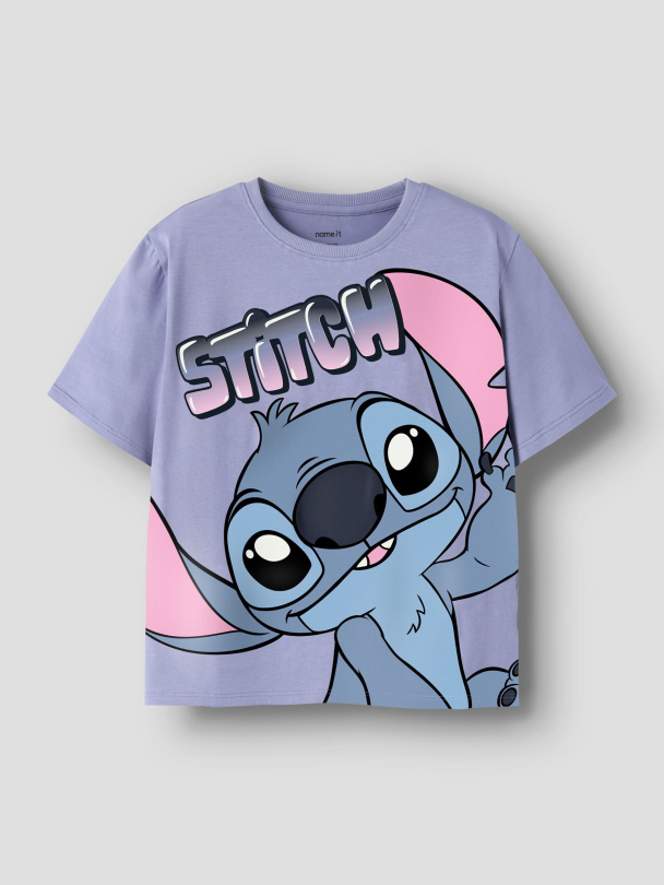 NKFMorissina Stitch t-shirt, blå - Image 1