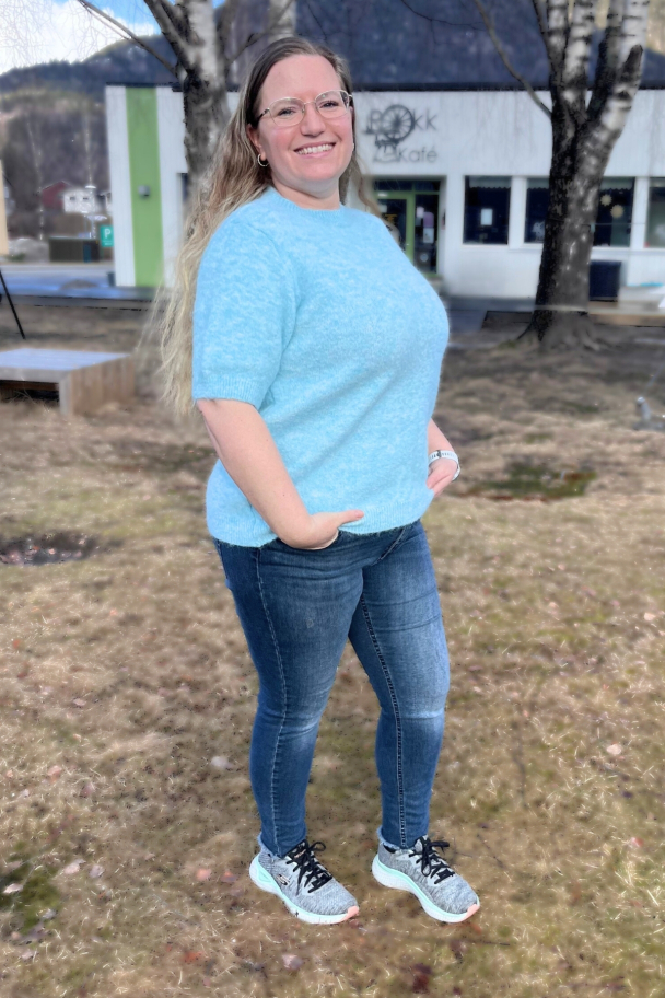 Moondust Mohair kortermet strikketgenser - Image 3