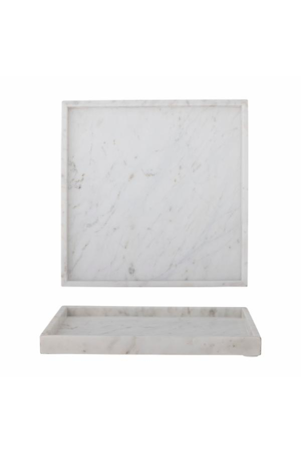 Majsa Fad, Hvid, Marmor  - Image 1