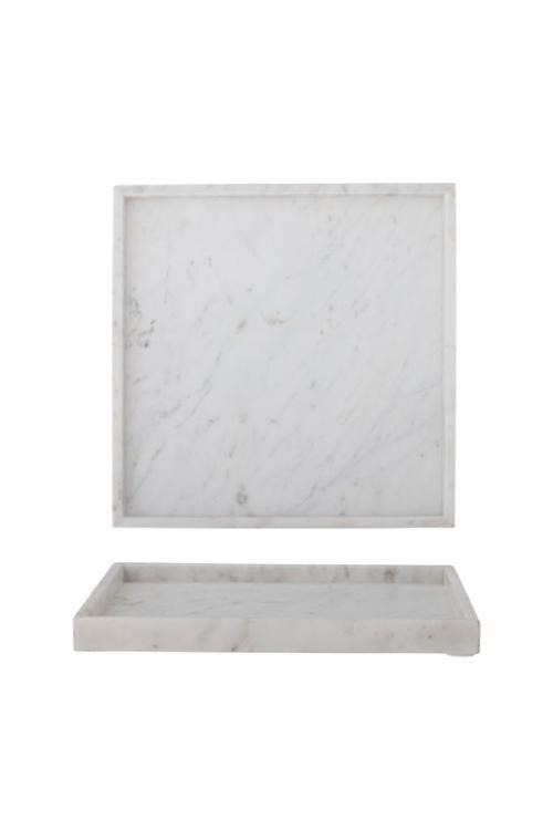 Majsa Fad, Hvid, Marmor 