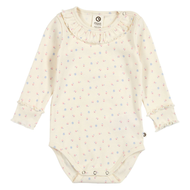 Spring Frill Collar L/S Body - Tofu/Nectar/Shell Blue - Image 1