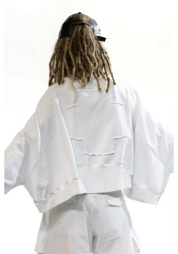 PLUSlavie Wide short short sweather 2101 - Image 3