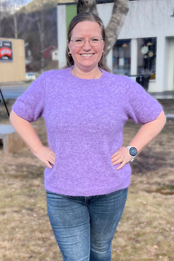 Moondust Mohair kortermet strikketgenser - Image 2