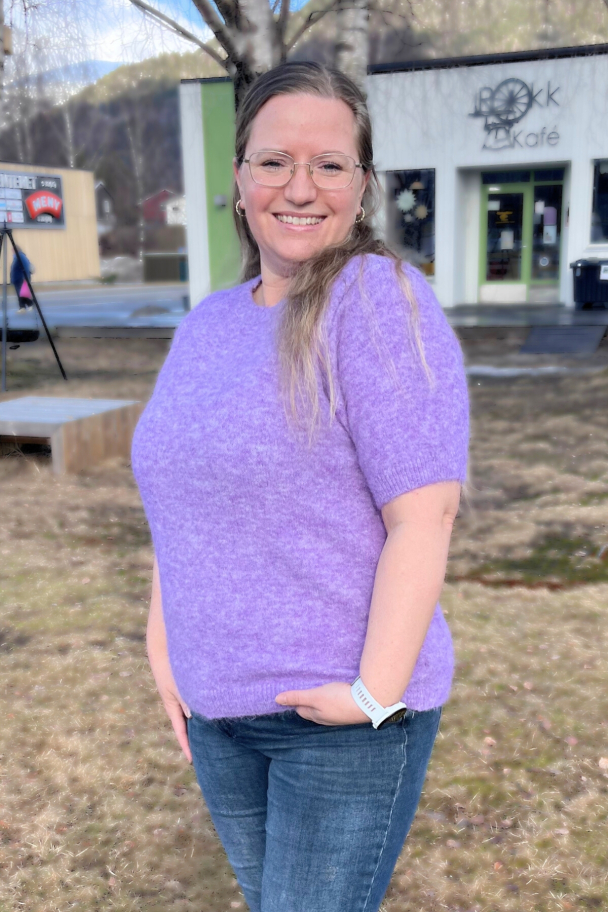 Moondust Mohair kortermet strikketgenser - Image 1