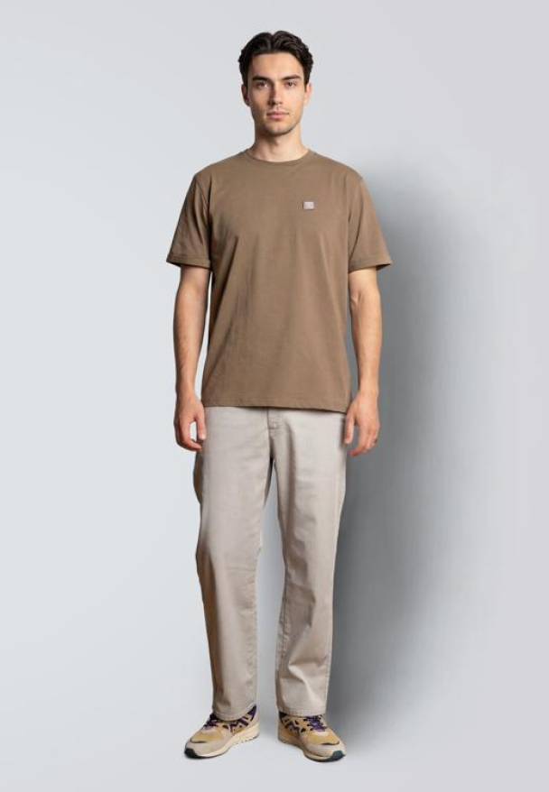 Basic Organic t-shirt, brun - Image 4