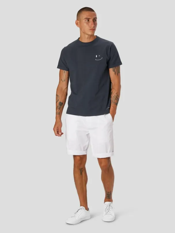 Patrick organic tee, navy - Image 3