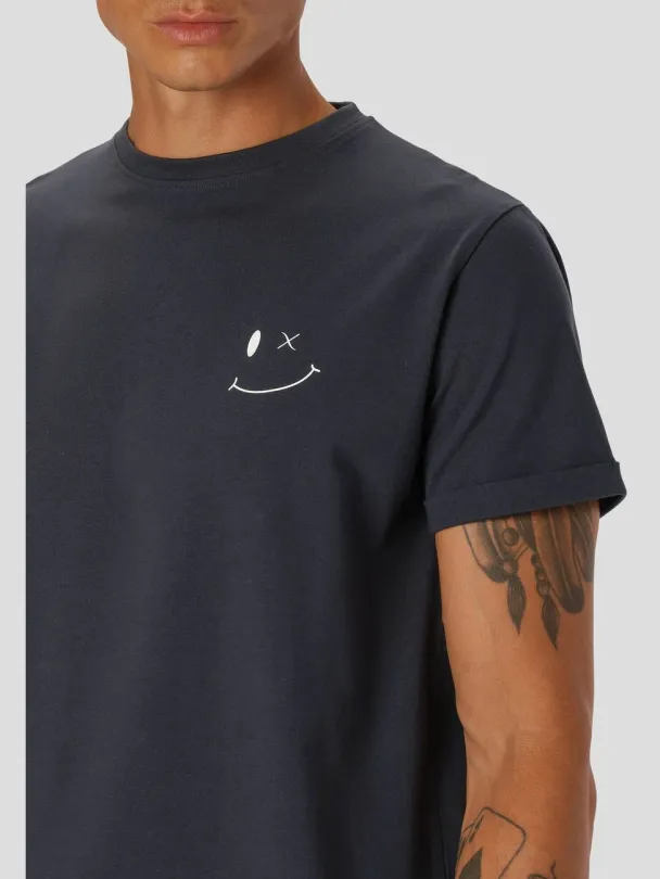 Patrick organic tee, navy - Image 5