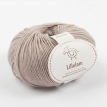 [LL001504-0501] Lillelam Merinoull 50g (Beige).jpg