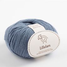 [LL001504-4201] Lillelam Merinoull 50g (Mellomblå).jpg
