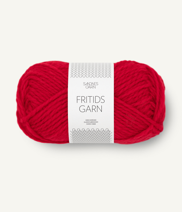 Fritidsgarn rød 4120                    