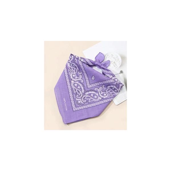 Bandana Bomull Lavendel