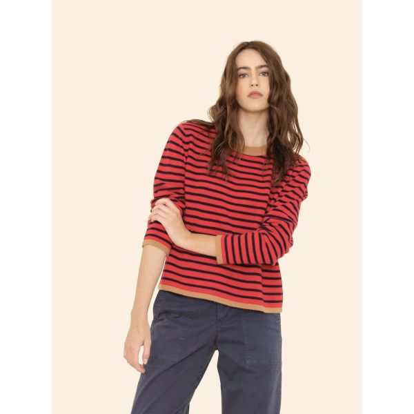 Maxwell Sweater Red Stripe