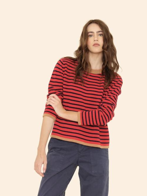 Maxwell Sweater Red Stripe
