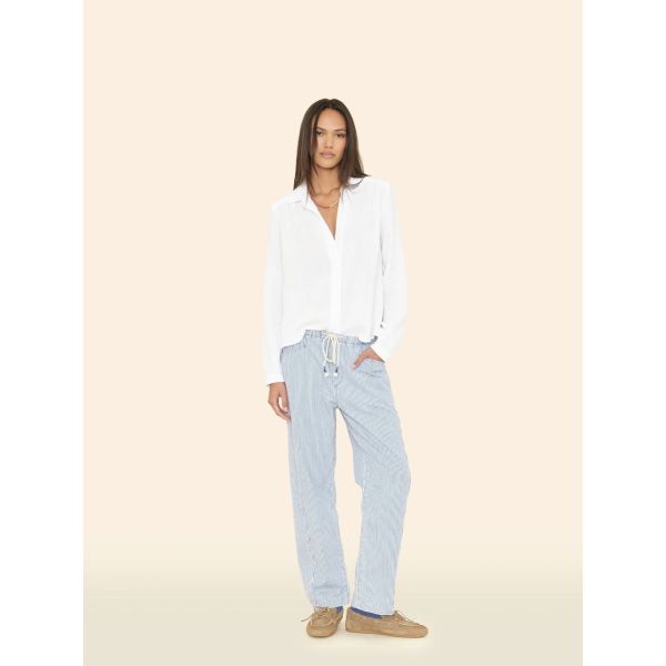 Baxter Pant Blue Railroad