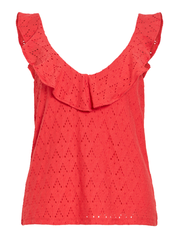 VIAMALINA V-NECK S/L FLOUNCE TOP/VOL/PB - Image 1