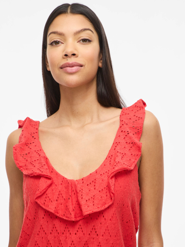 VIAMALINA V-NECK S/L FLOUNCE TOP/VOL/PB - Image 5