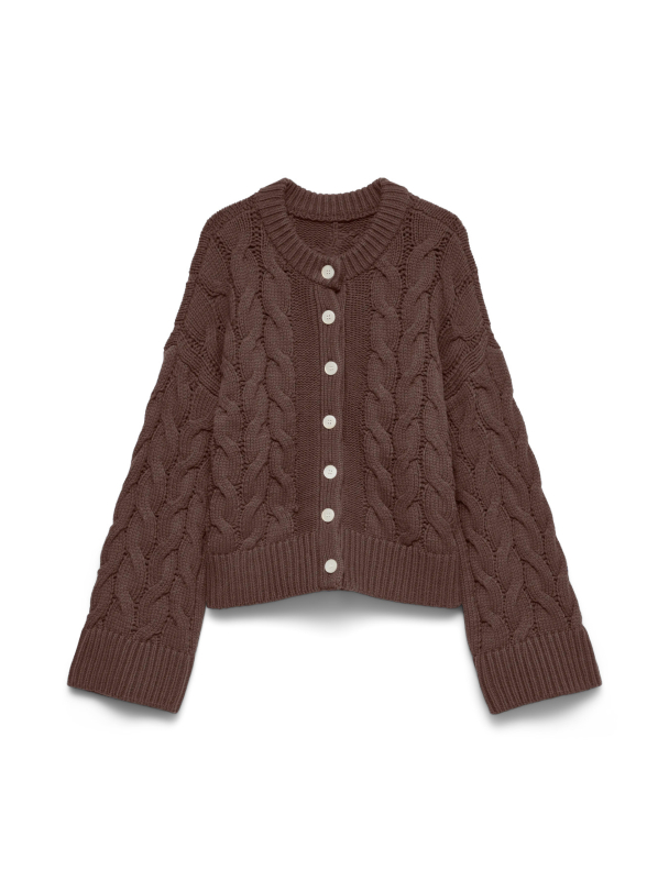 VMSVEA THEA LS O-NECK CABLE CARDIGAN EXP - Image 1
