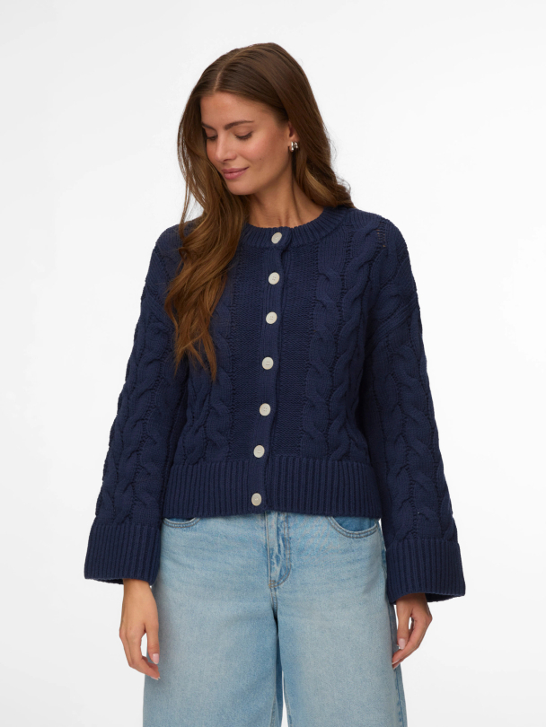 VMSVEA THEA LS O-NECK CABLE CARDIGAN EXP - Image 3