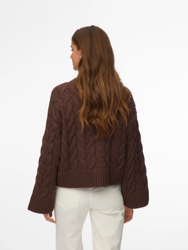 VMSVEA THEA LS O-NECK CABLE CARDIGAN EXP - Image 2
