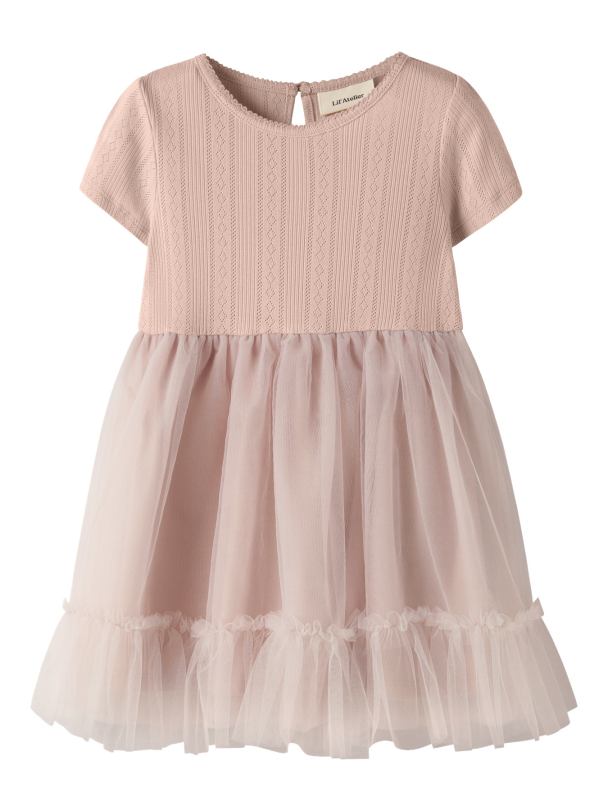 NMFFANELLA SS TULLE DRESS LIL - Image 1
