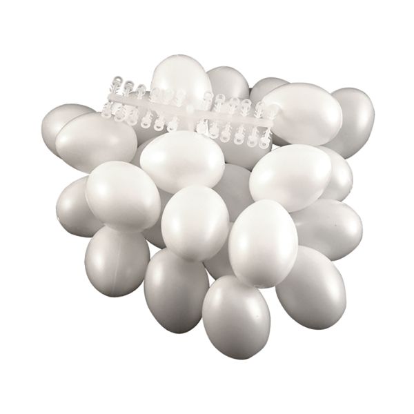 Plastegg m/oppheng – 60mm – 24stk
