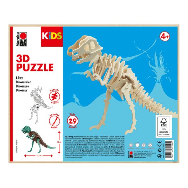 Marabu KiDS 3D Puzzle – Dinosaur