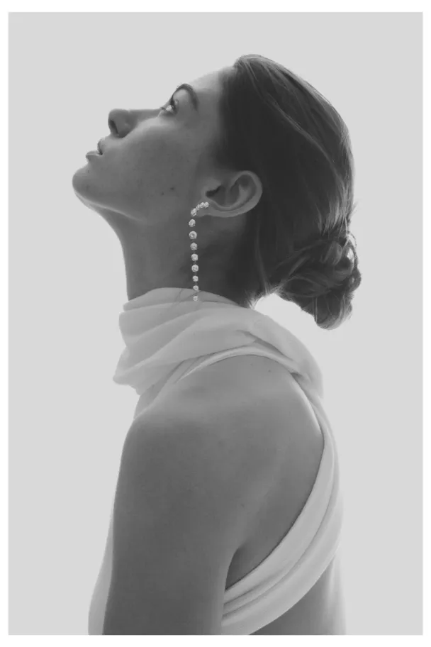 THE LONG PEBBLE EARRINGS  - Image 3