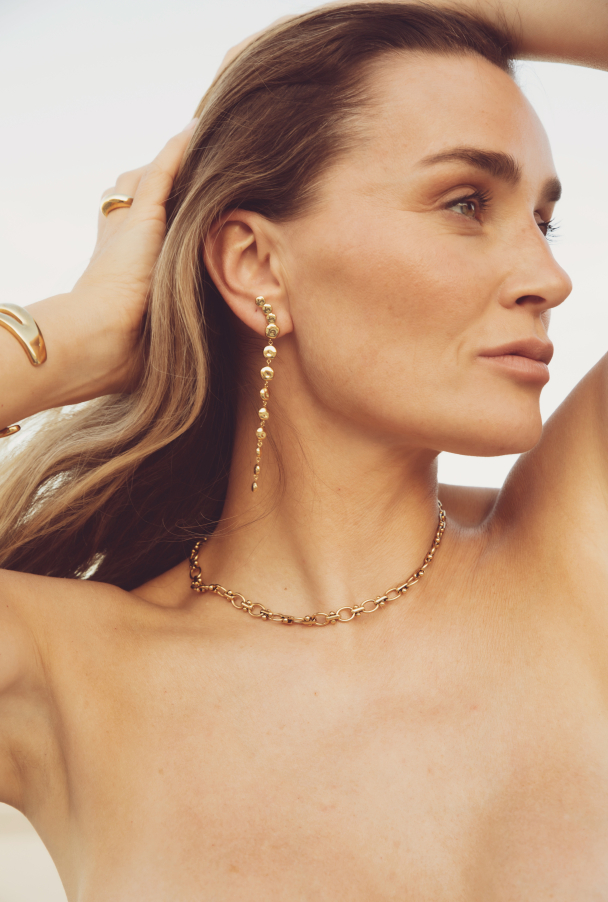 THE LONG PEBBLE EARRINGS  - Image 6