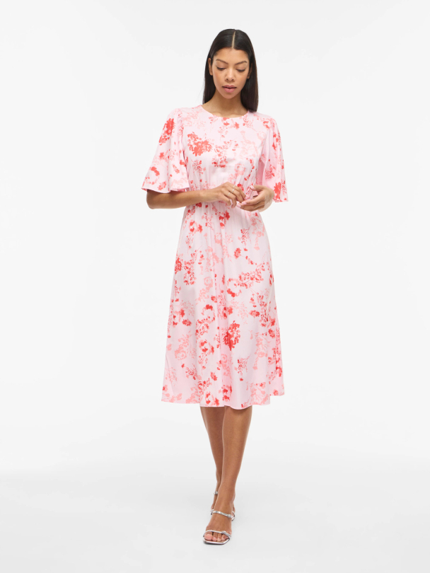 VITHALIA ANYA 2/4 O-NECK DRESS/DC - Image 3