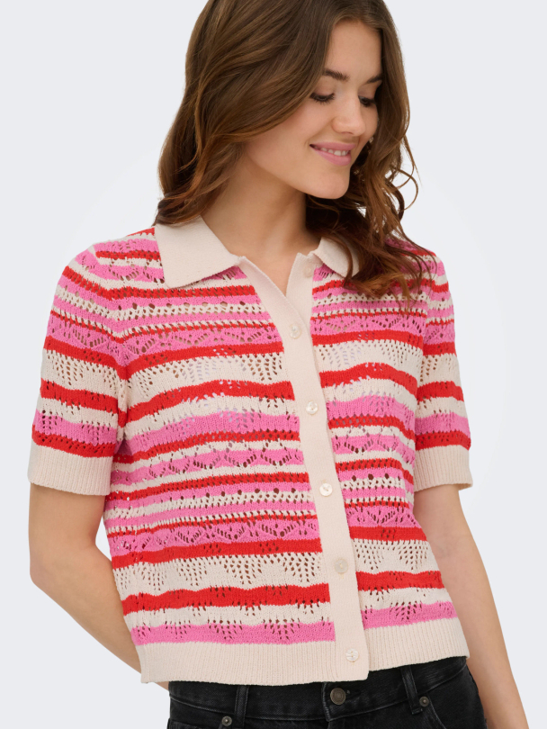 ONLLULA POLO S/S CARDIGAN KNT NOOS - Image 5
