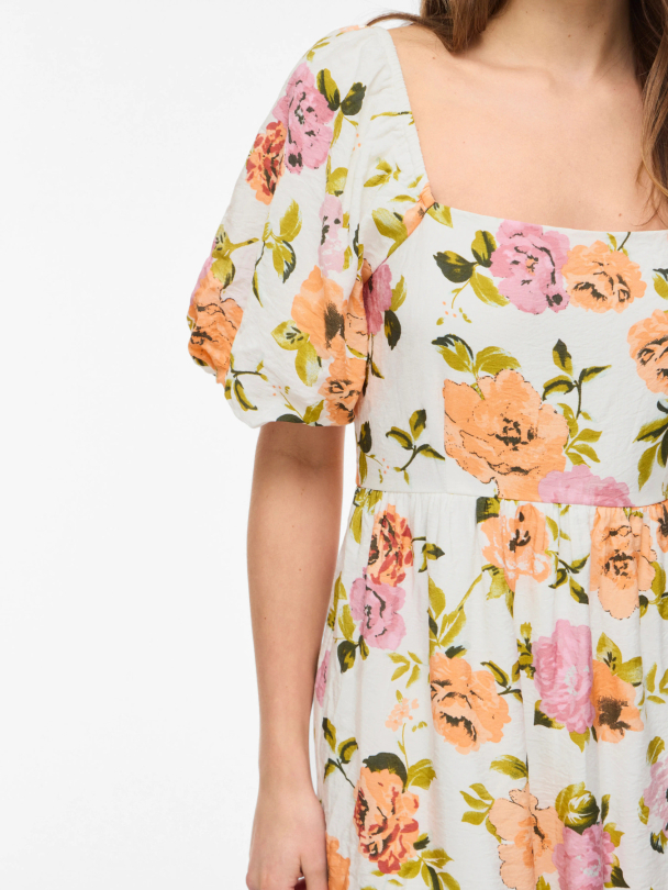 VIFLOLA SQUARE NECK 2/4 ANKLE DRESS/DC/R - Image 5