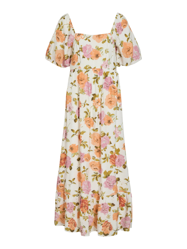 VIFLOLA SQUARE NECK 2/4 ANKLE DRESS/DC/R - Image 1