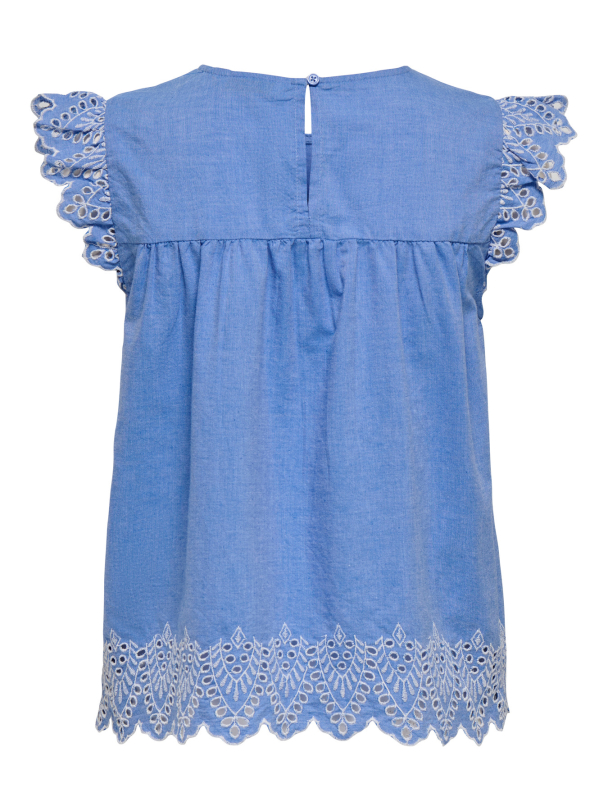 ONLREVA LIFE S/L EMB TOP WVN ONLTULUM EMB S/S TOP WVN - Image 2