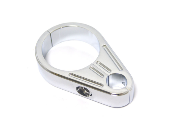 Clutch cable clamps, slotted