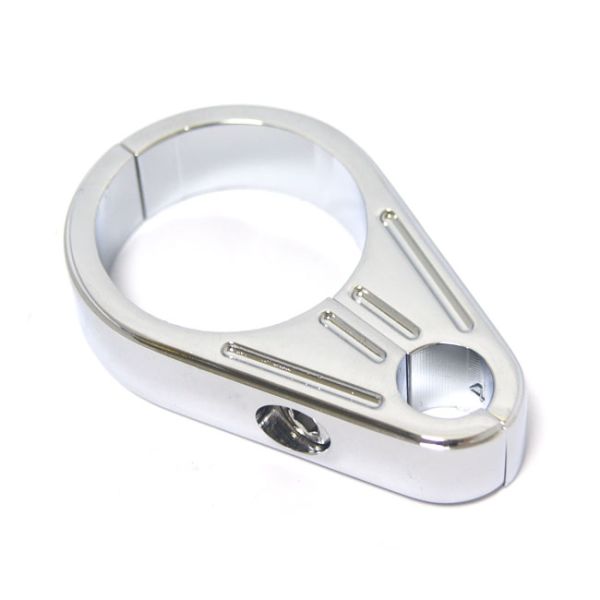 Clutch cable clamps, slotted