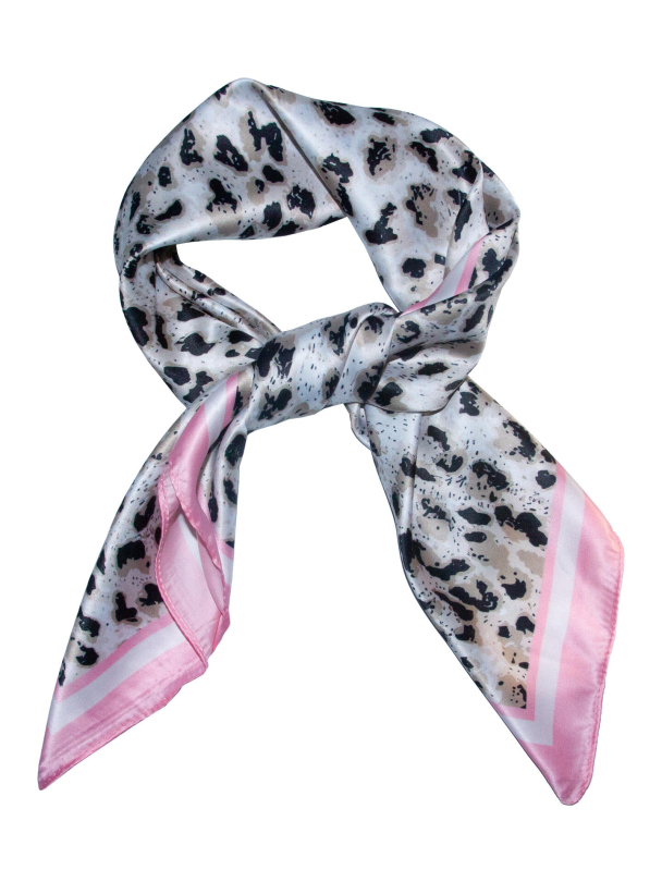 Skjerf Firkantet Dyreprint Rosa 141753 - Image 1