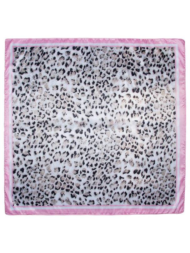 Skjerf Firkantet Dyreprint Rosa 141753 - Image 2
