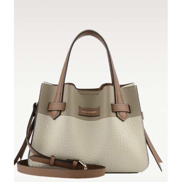 Blossom Cowhide Leather Large Satchel Bag - Multi