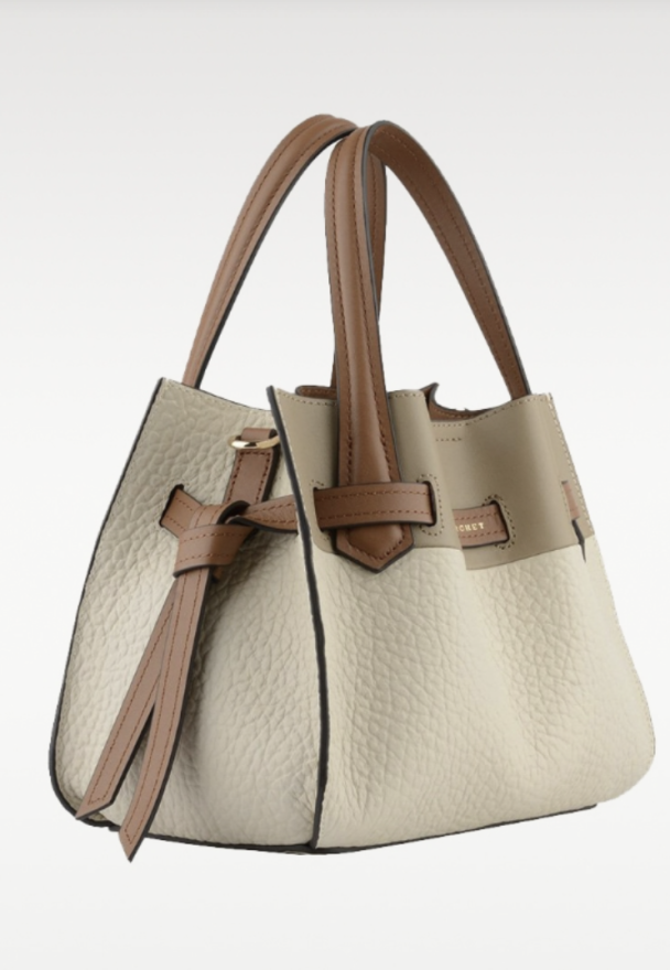 Blossom Cowhide Leather Large Satchel Bag - Multi - Image 3
